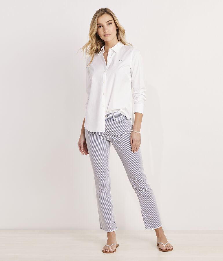 Kick Flare Railroad Stripe Jamie Jeans