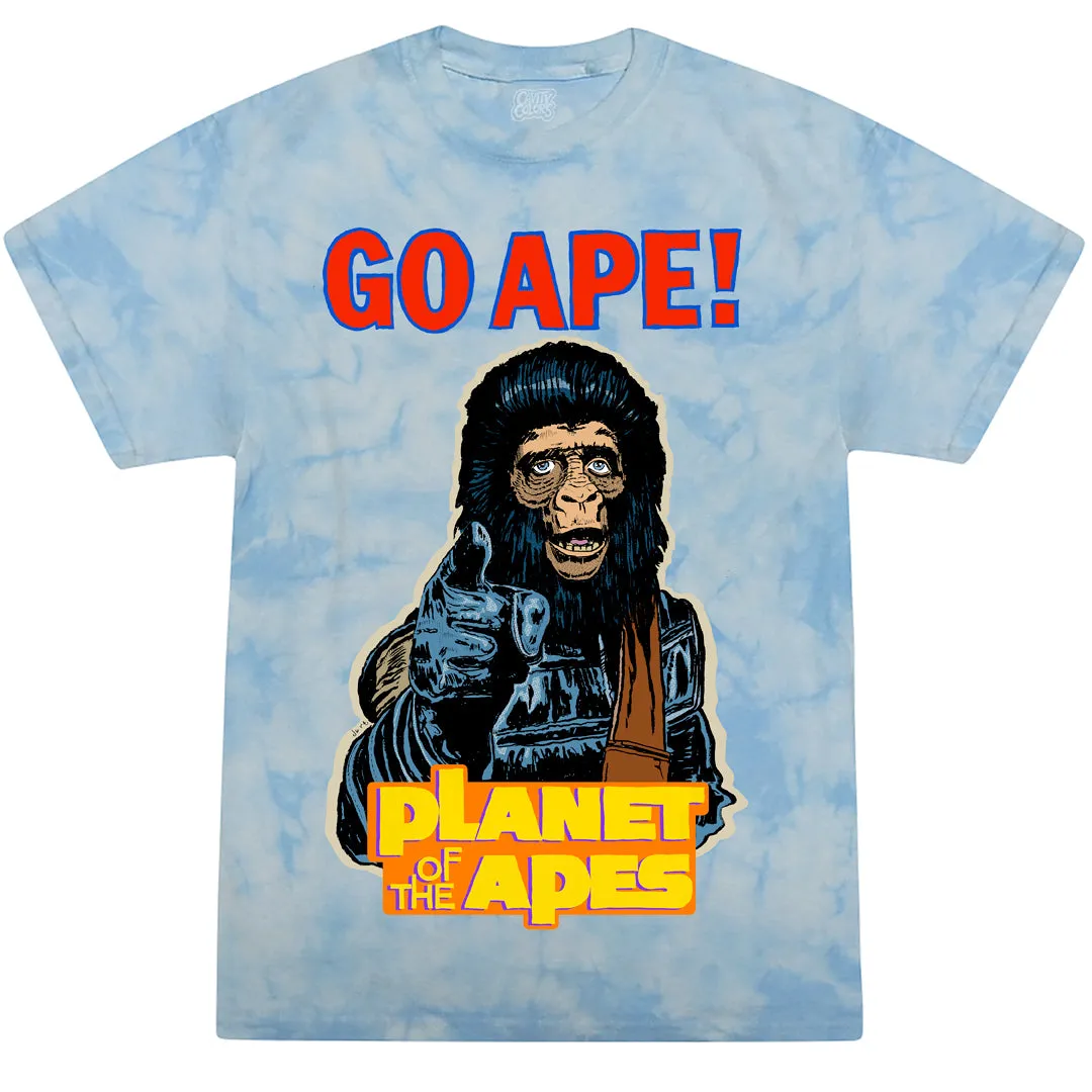 PLANET OF THE APES: GO APE! - T-SHIRT (PROPAGANDA TIE DYE)