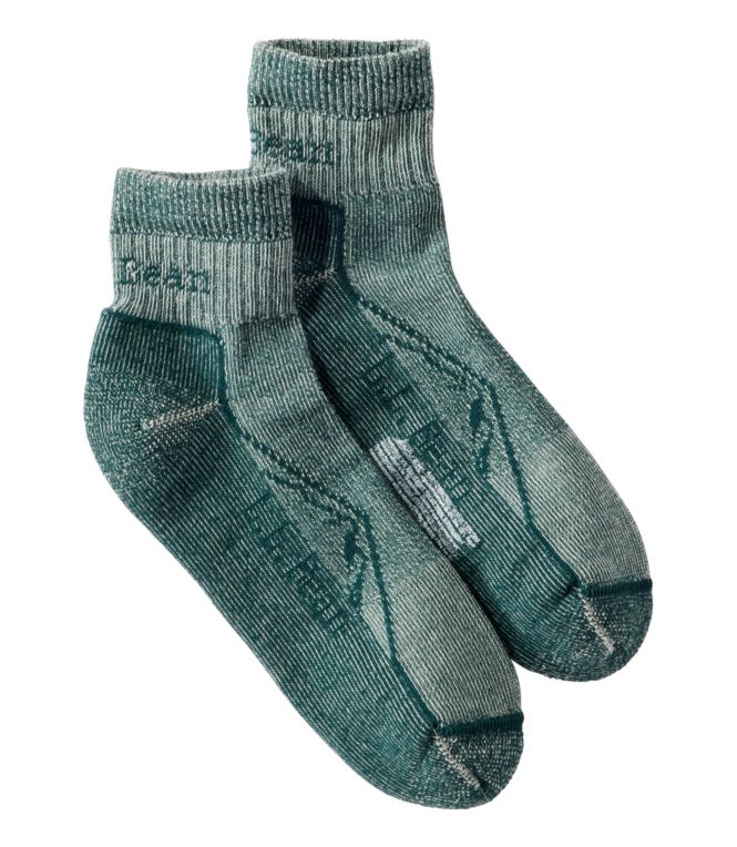 Unisex Cresta Wool No Fly Zone Lightweight Hiking Socks, Quarter-Crew