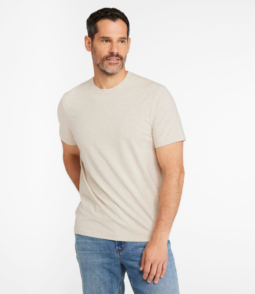 Men's Comfort Stretch Performance® Pima Tee, Short-Sleeve Without Pocket