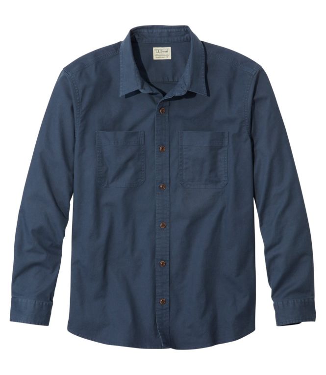 Men's BeanFlex? Twill Shirt, Traditional Untucked Fit, Long-Sleeve