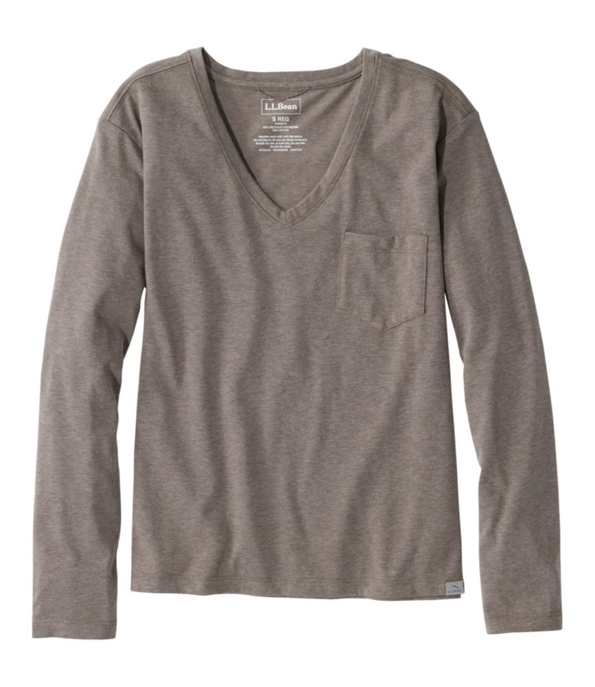 Women's Vista Camp V-Neck Pocket Tee, Long-Sleeve