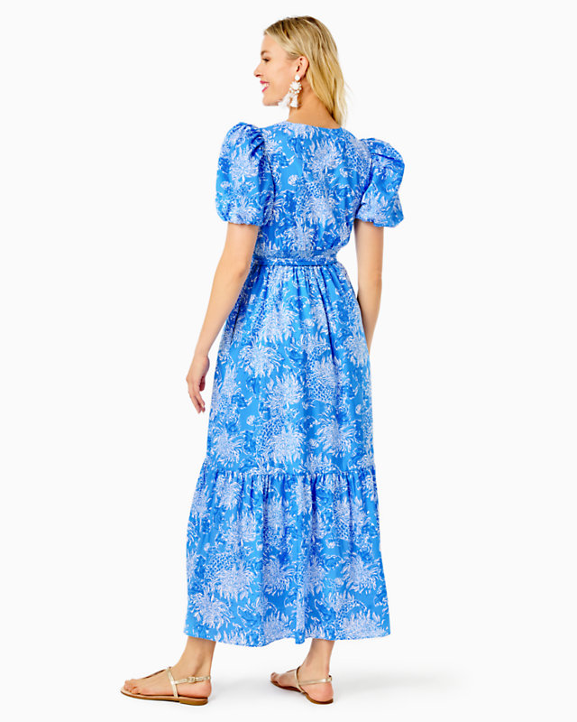 Ezralyn Short Sleeve Cotton Maxi Dress