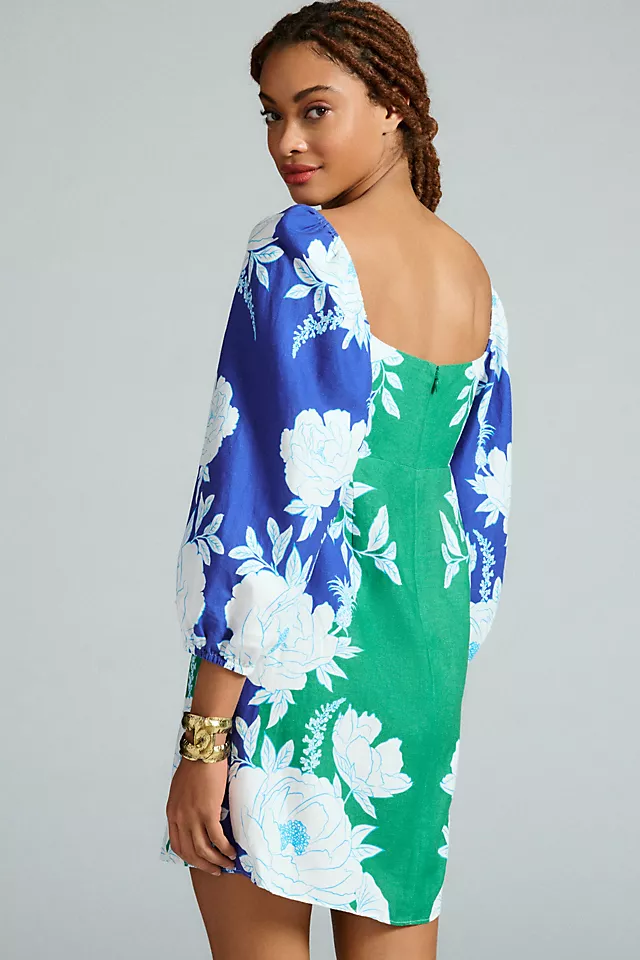 Farm Rio Soft Garden Dress SOFT GARDEN BLUE