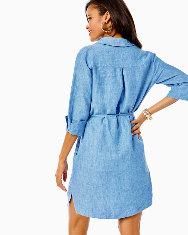Pilar Linen Tunic Dress