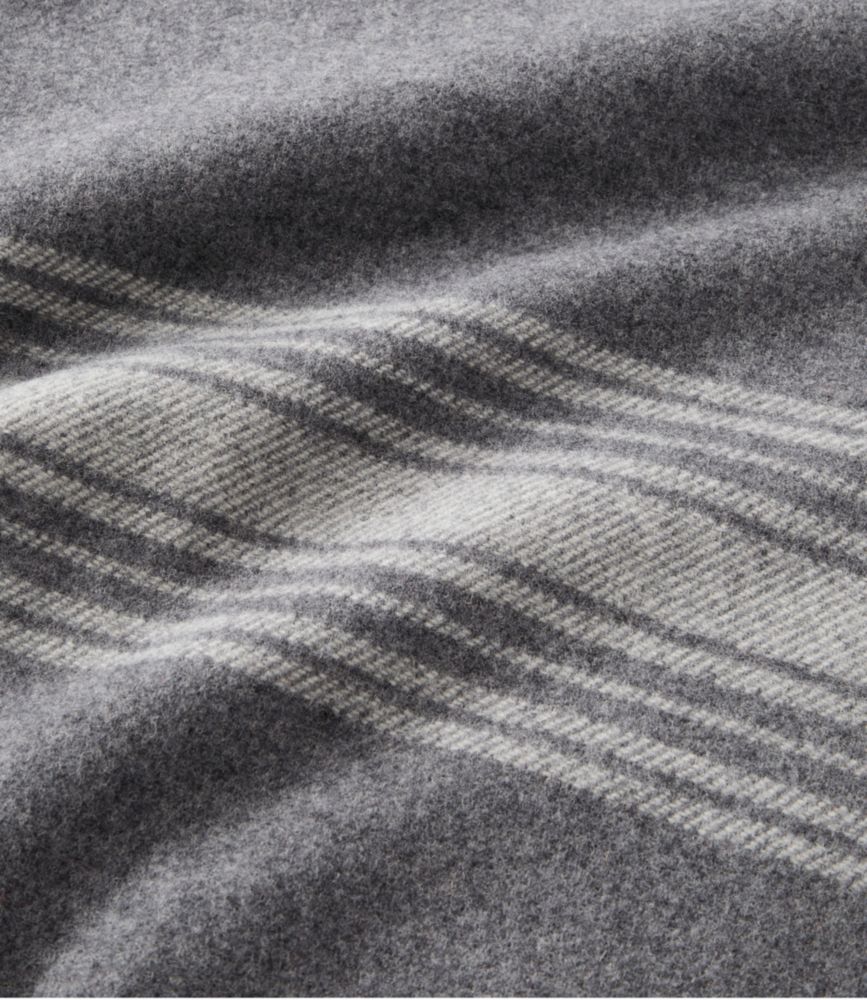 Washable Wool Throw, Striped