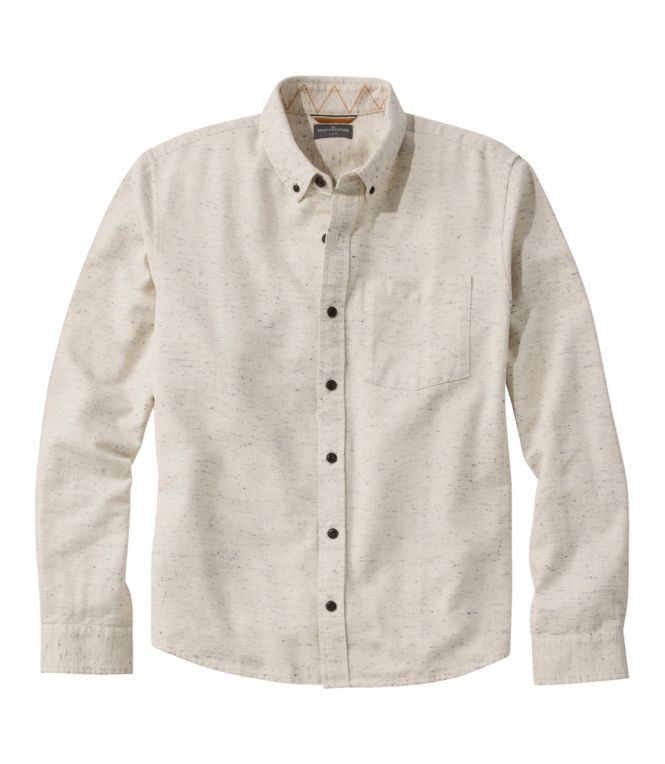 Men's Signature Donegal Woven Shirt, Long-Sleeve