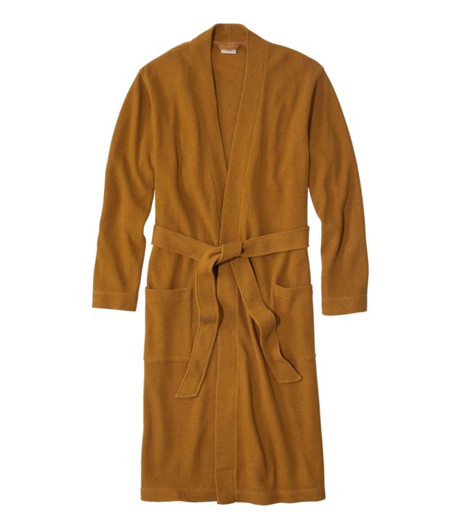 Men's Comfort Waffle Robe, Unlined
