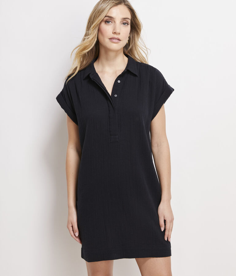 Seastitch Double Gauze Margo Shirt Dress