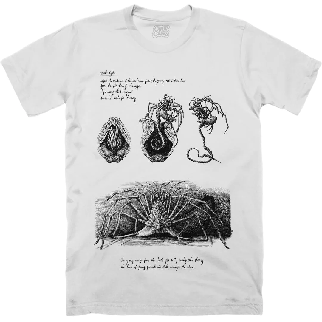 ALIEN: COVENANT - BIRTH CYCLE - T-SHIRT (SILVER)