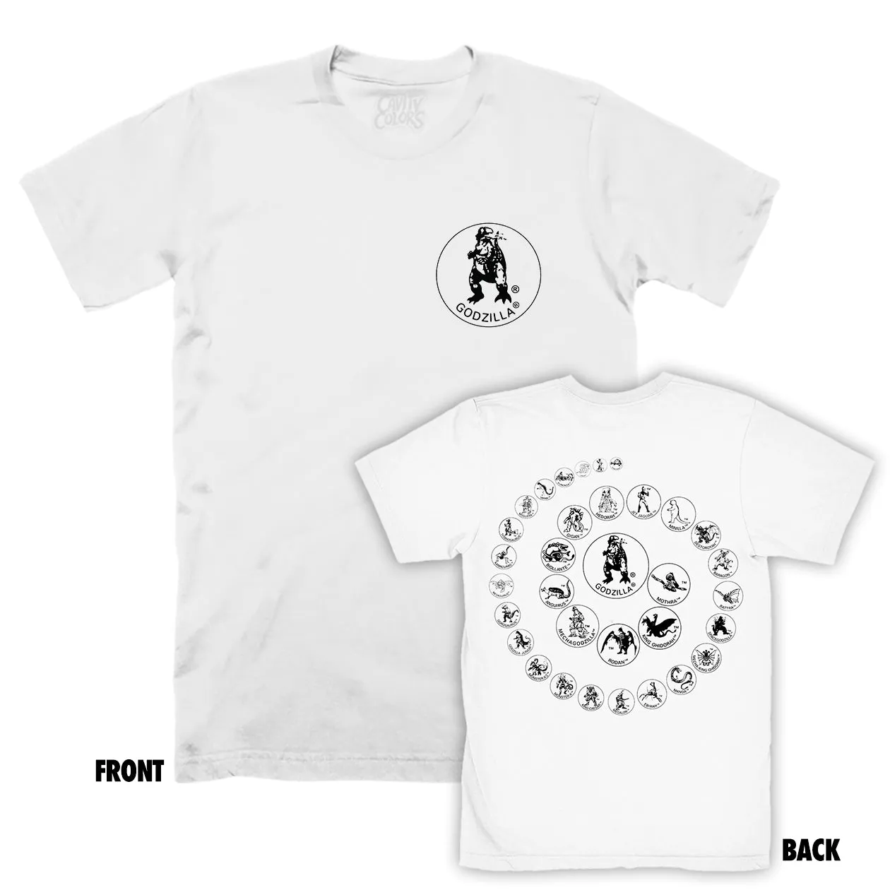 KAIJU ICONS - T-SHIRT (WHITE VARIANT)