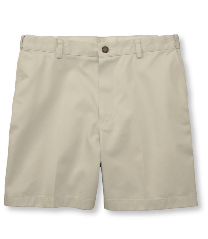 Men's Wrinkle-Free Double L? Chino Shorts, Natural Fit, Hidden Comfort Waist, 6