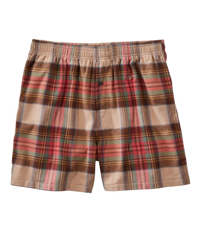 Men's Scotch Plaid Flannel Boxers