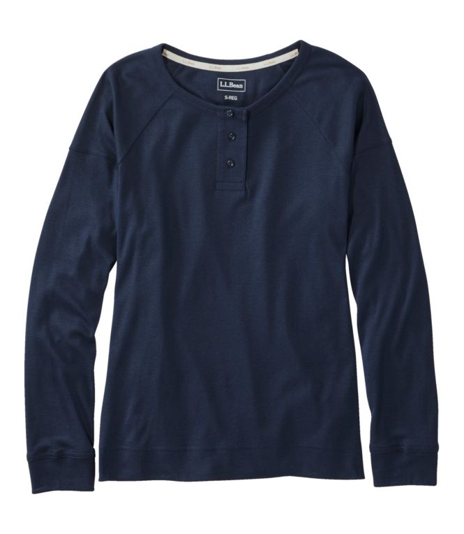 Women's Restorative Sleepwear, Long-Sleeve Henley