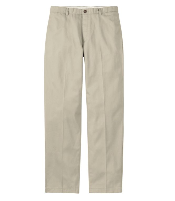 Men's Wrinkle-Free Double L? Chinos, Classic Fit, Plain Front