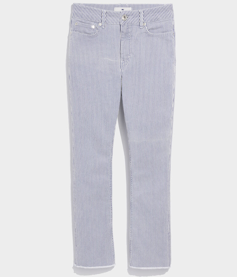 Kick Flare Railroad Stripe Jamie Jeans