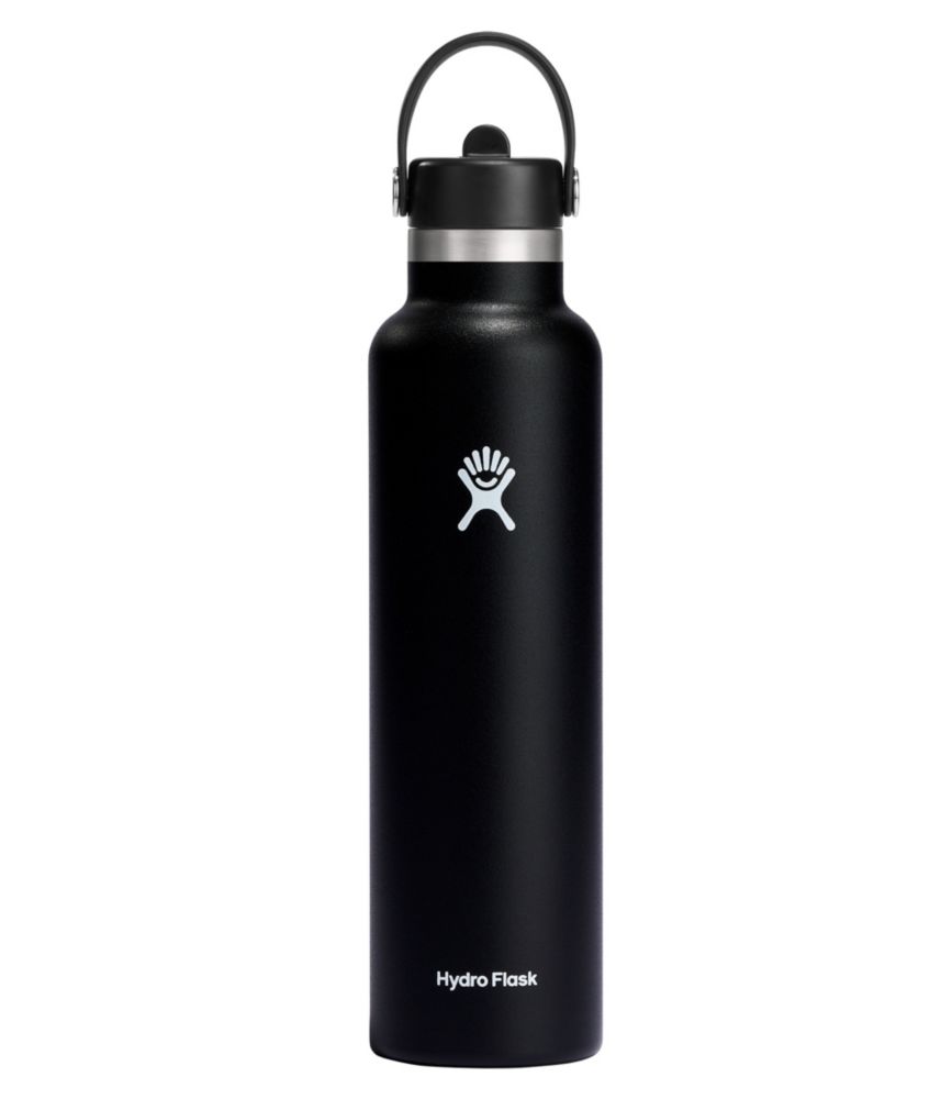 Hydro Flask Standard Mouth Water Bottle with Flex Straw Cap, 24 oz.