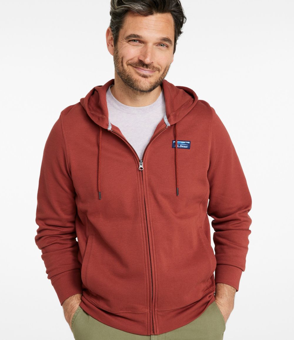 Men's Comfort Stretch Performance® Piqué, Full-Zip Hoodie