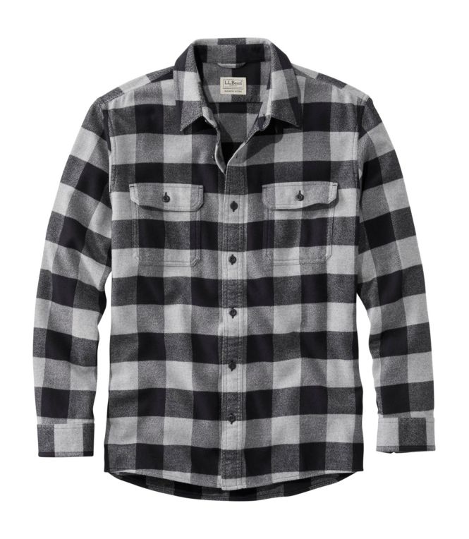 Men's Organic Flannel Shirt, Slightly Fitted