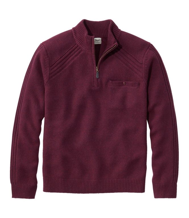 Men's Rangeley Merino Sweater, Quarter-Zip