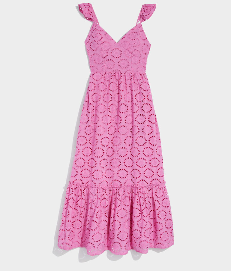 Eyelet Maxi Dress