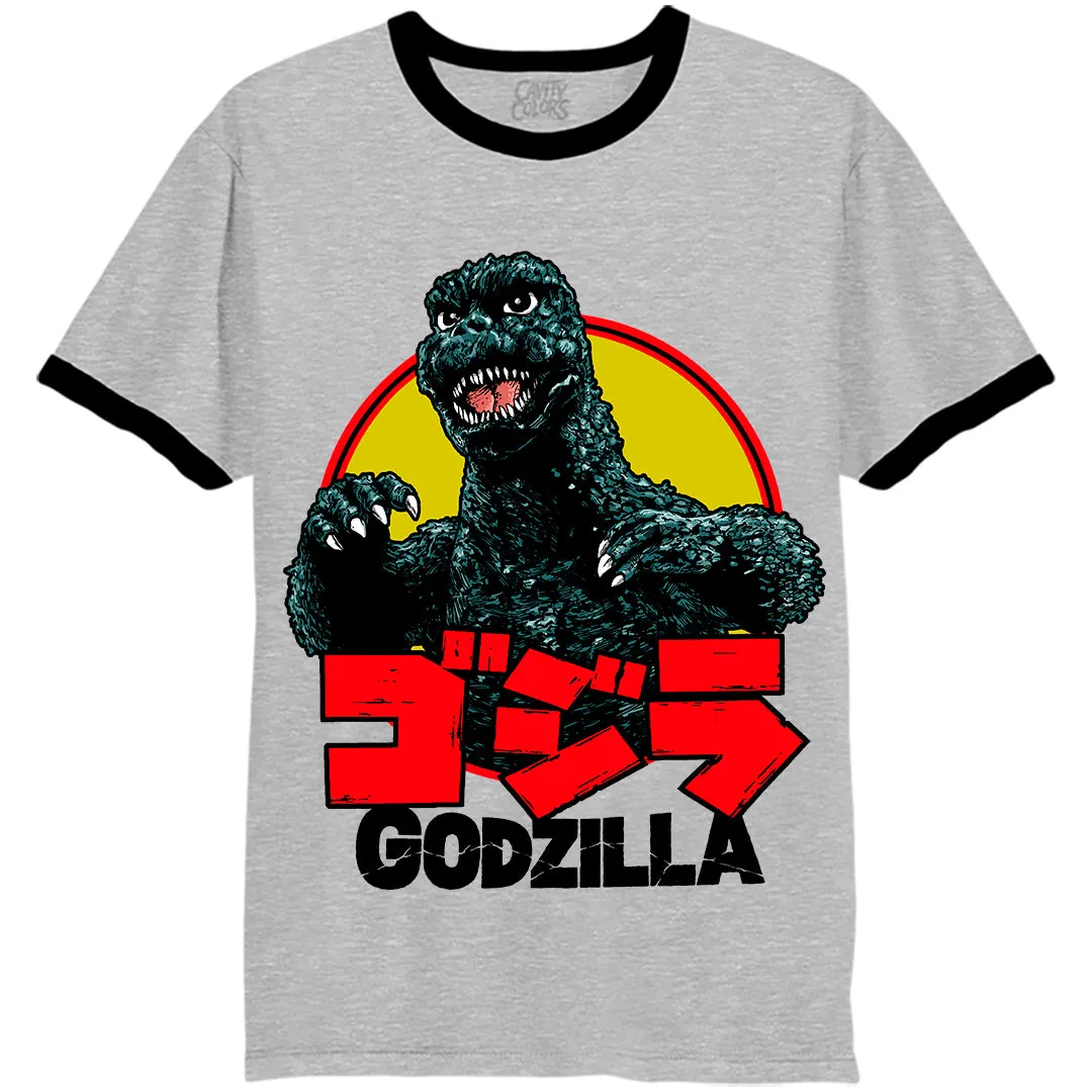 SHOWA GODZILLA - RINGER T-SHIRT